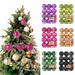 GROFRY 24Pcs Christmas Ball Shiny Christmas Balls Pendants Xmas Hanging Tree Pendants for Party Home Decor