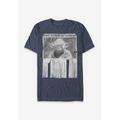 Men's Big & Tall Words Of Wisdom Graphic Tee by Star Wars in Navy Heather (Size 3XL)