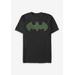 Men's Big & Tall Batman Clover Logo Graphic Tee by DC Comics in Black (Size 5XL)