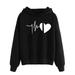 Dtydtpe 2024 Clearance Sales Hoodies for Women Women Sweater Hooded Casual Printed Hoodies & Sweatshirts Womens Long Sleeve Tops Womens Sweaters