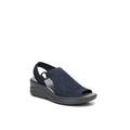 Wide Width Women's Star Bright Sandals by BZees in Navy (Size 8 1/2 W)