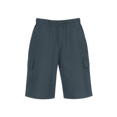 Jerseyhose TRIGEMA "TRIGEMA Cargo-Bermuda aus 100% Baumwolle", Damen, Gr. XXXL, US-Größen, grau (anthrazit), 100% Baumwolle, sportlich, Hosen Image
