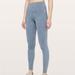 Lululemon Athletica Pants & Jumpsuits | Lululemon Wunder Under High-Rise Tight 28”, Full-On Luxtreme | Color: Blue | Size: 8