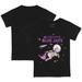 Infant Tiny Turnip Black Toronto Blue Jays Space Unicorn T-Shirt