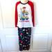 Disney Intimates & Sleepwear | Christmas Pajamas S L Disney Pixar Toy Story Fleece Pants, Long Sleeve Pj Set | Color: Blue/White | Size: Various