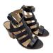 American Eagle Outfitters Shoes | American Eagle Outfitters Women Ankle Strap Block Heel Sandals 8.5 | Color: Black | Size: 8.5