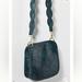 Anthropologie Bags | Anthropologie Bette Blue Vegan Leather Crossbody Bag, Braided Strap | Color: Blue | Size: Os