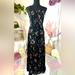 Free People Dresses | Free People Garden Party Black Maxi Dress. Size Xs. Nwot | Color: Black | Size: Xs