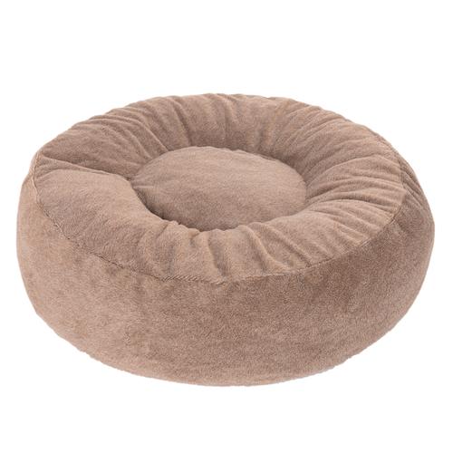 Hundebett Flocke - Ersatzbezug Ø 90 cm, braun (OHNE Hundebett)