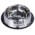 2x Non-Slip Stainless Steel Wolf of Wilderness Dog Bowl 0.85l