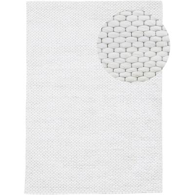Wollteppich CARPETFINE "Sina, auch als Läufer", beige (creme), B:160cm H:14mm L:230cm, Wolle, Teppiche, Handweb Teppich, reine Wolle, meliert, handgewebt, weich & kuschelig Image