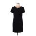 Tahari Casual Dress - Sheath: Black Print Dresses - Women's Size 6