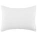 Ellis 26 Inch Standard Pillow Sham, Silvadur Tech, Square Quilting, White