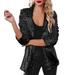 Wendunide 2024 Clearance Sales Coats for Women Women Sequins Blazer Sequin Shimmer Jacket Casual Long Sleeve Glitter Party Shiny Lapel Coat Rave Outerwear Womens Blazers Black S