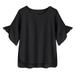 Lack Long Sleeve Shirt Modern Shirts for Women Blouse Loose Top linen Plus T-Shirt Short Casual Solid Women Size Sleeve cotton Women s Blouse Button down Cap Sleeve Shirts for Women Blouse Fitted