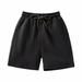 2DXuixsh Girls Summer Shorts Children s Shorts in Summer New Products Small and Medium Sized Children s Clothing Rope Print Cotton Shorts Kids Soccer Shorts Girls Black Size 130