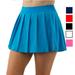 Fila Women`s Essentials Wave Pleat Tennis Skort ( LARGE Hawaiian Ocean )