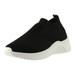 KaLI_store Winter Shoes Women Women s Running Shoes Comfortable Fashion Non Slip Sneakers Work Tennis Walking Sport Shoes Black 9