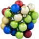 Northlight Seasonal Shatterproof Ball Pick Plastic in Blue/Green/Red | 6.75 H x 5.25 W x 5 D in | Wayfair NORTHLIGHT SM93807