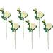 Northlight Seasonal Touch Artificial Stems Roses, Polyester | 26 H x 6 W x 6 D in | Wayfair NORTHLIGHT SM94560