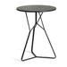 OASIQ Serac Cross Legs End Table Stainless Steel in Gray/Brown | 21.5 H x 16.5 W x 16.5 D in | Wayfair 8001130111042