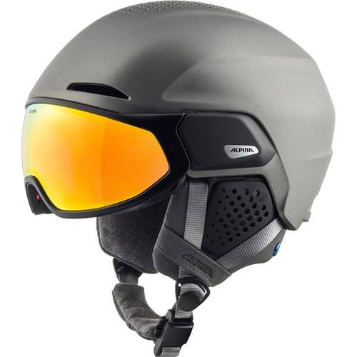 ALPINA Herren Helm ORO QV MIPS, Größe 51 in Grau