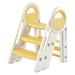 Duke Baby Step Stool Plastic in Gray/Yellow | 25.59 H x 16.53 W x 22.44 D in | Wayfair DB-H-STS-Y