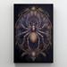 August Grove® Lavender & Spider - Wrapped Canvas Graphic Art Canvas in White | 36 H x 24 W x 1.25 D in | Wayfair E2285ADE609B4E33AD833156AA11024C