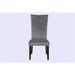 Everly Quinn Set Of 2 Dinging Chairs, Velvet- Chairs w/ Nailhead-Trimmed, Rubber Wood Legs Wood/Upholstered/Velvet in Black/Brown | Wayfair