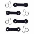 BESHOM 160793 Set of 4 Tractor Bagger Riding Mower Latch Straps For Craftsman & Others