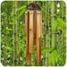 Decorative Wind Chimes Natural Handmade Bamboo Tube Bell for Outdoor Indoor Home Garden Patio Tree Decor Ornaments Wind Bell with Sound Gift