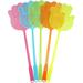 Fly Swatter - Funny Hand Shaped Fly Swatters -Durable - Colorful for Home/Indoor/Outdoor/Classroom/Office/Pack of 5