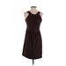 Ann Taylor LOFT Outlet Casual Dress - Mini: Brown Solid Dresses - Women's Size Small