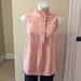 J. Crew Tops | J. Crew Bubble Gum Pink Tank Top With Ruffle Detail Size Small | Color: Pink | Size: S