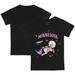 Toddler Tiny Turnip Black Minnesota Twins Space Unicorn T-Shirt