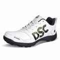 DSC Beamer Cricket Shoes | Grey/White | for Boys and Men | Light Weight | Durable | 10 UK, 11 US, 44 EU
