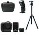 KamKorda Camera Bag + Tripod + Flash + RF 24-105mm f/4L + R3 Mirrorless Digital Camera + Adapter, 24MP Full Frame CMOS Sensor, 6K60 Raw 4K120 10Bit Internal Video Vertical Grip