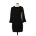 Old Navy Casual Dress - Sweater Dress: Black Solid Dresses - Women's Size X-Small