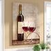 Lark Manor™ Wine in Paris IV by Janelle Penner Graphic Art on Canvas in Brown/Red | 10" H x 8" W x 2" D | Wayfair 682C14CD6C5345AEB198B314D1C6848C