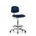 Orren Ellis Catawba Low-Back Drafting Chair Aluminum/Upholstered in Blue | Wayfair 33E9FE9DCF8B421B8542D73F64BD1BE7