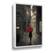 Wade Logan® Red Rain Photograph on Canvas Metal in Black/Red | 48 H x 48 W x 2 D in | Wayfair 7DFC17962AFB4C58A9A0BD786DA64286