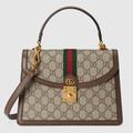 GUCCI Ophidia Small Top Handle Bag With Web