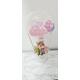 Personalised Mum Teddy Bear Balloons With Flowers & Choocolate