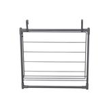 Rebrilliant Metal Wall-Mounted Drying Rack Metal | 20.88 H x 22 W x 2.13 D in | Wayfair C4F8E1351D704D5A9D6D898CF7E00972