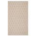 Brown/Gray 120 x 96 x 0.25 in Area Rug - Home Conservatory Textured Diamond Grey/Ivory Handwoven Rug | 120 H x 96 W x 0.25 D in | Wayfair CON45-810