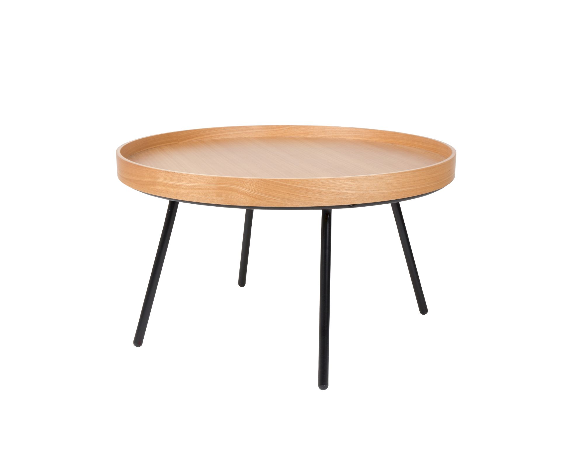 Zuiver Couch-/Beistelltisch Oak Trey Couchtisch / H 45 cm, Ø 78 cm Image