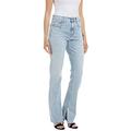 Replay Damen Sharljn Slim Flare Jeans, 011 Super Light Blue, 25W / 30L