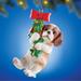Hand-Painted Resin Holiday Pet Christmas Ornament - 6.500 x 4.500 x 4.100