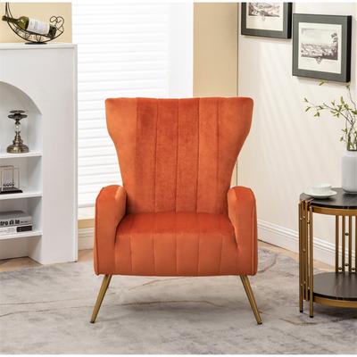 Kaleigh 27.6"W Velvet Square Arm Sofa Chair