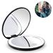 Rechargeable Magnifying Makeup Mirror 10X/1X Double Sided Lighted Travel Makeup Mirror LED Vanity Desk Cosmetic